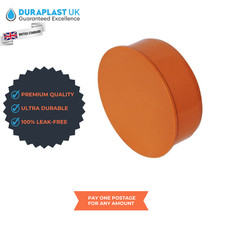 110MM Underground Drainage Pipe & Fittings | STOP END | DURAPLAST UK