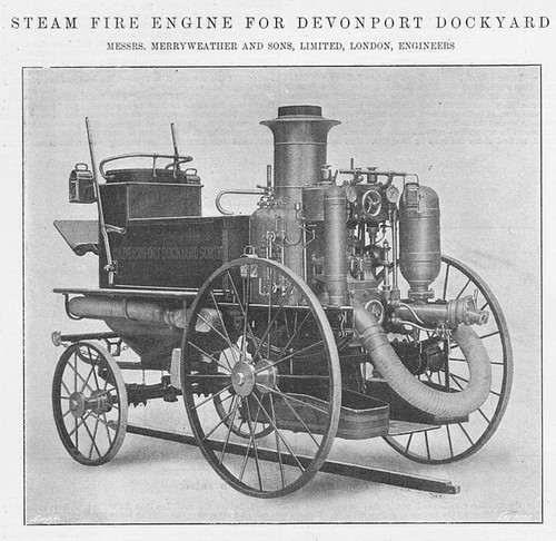 Merryweather sons steam fire - &,