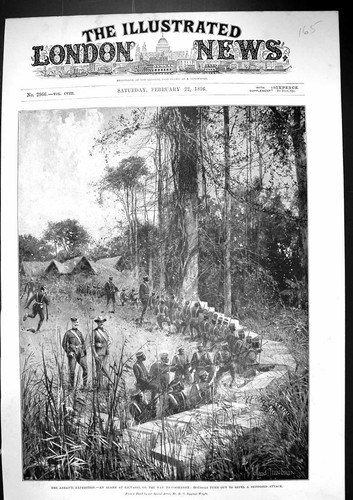 Old print 1896 - old, ashanti