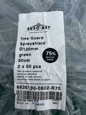 expo net mesh tree guard sprayshield 120mm dia green 60cm 2 x 50