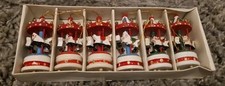 Six Vintage Wooden Carousel