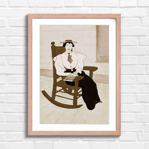 Women vintage rocking chair - in,