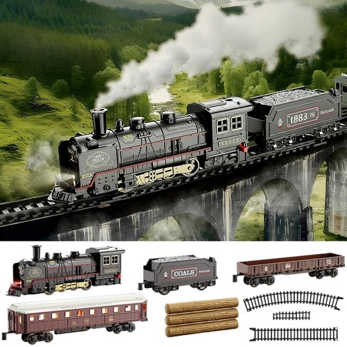 Electric steam train - steam, set