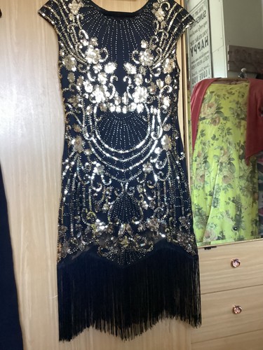 Black gold gatsby charleston - black,