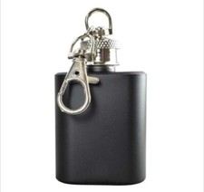 1oz Mini Hip Flask Keyring In