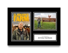 Jeremy Clarkson Hand Signed A4