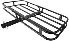 MaxxHaul 70107 53" x 19-1/2" Hitch Cargo Carrier - Steel Cargo Carrier With High