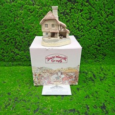 David Winter House Boat House March Boxed British Traditions 1990 Find The Mouse