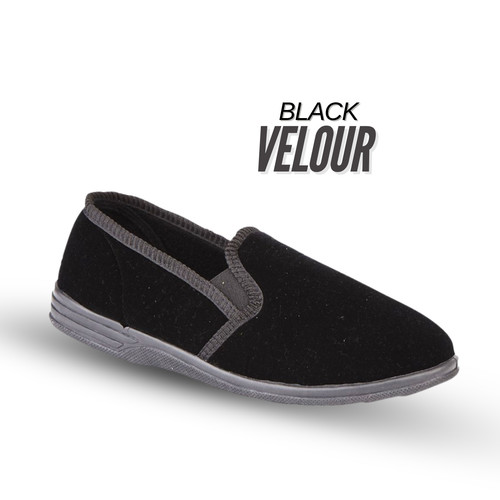 Mens twin gusset slippers - mens,
