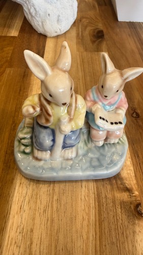 Vintage ceramic rabbit - ceramic,