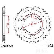 JT Rear Sprocket 38 Tooth 525