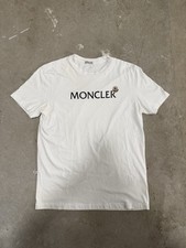 Moncler White Logo T-Shirt