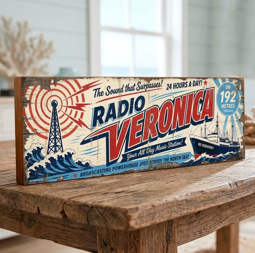 Radio veronica vintage pirate - vintage,