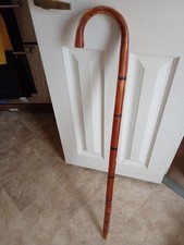 Lovely Vintage BAMBOO Walking Stick Great Colour Good Condition