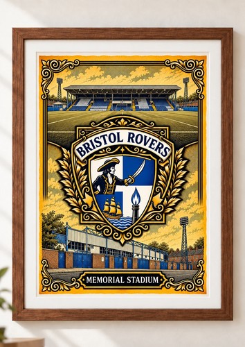 Bristol rovers vintage gold - bristol,