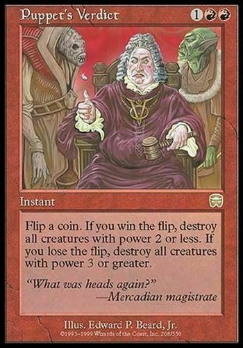 Puppet verdict mercadian - puppet's,
