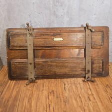 Vintage Wooden Trouser Press Walter Little & Sons Norwich Antique  Prop Oak