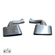  Porsche Cayenne 9YA 2 Muffler Exhaust Tailpipe Tips  9Y0 9Y3 Left+Right T9Y0219