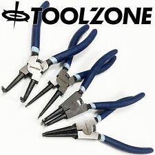 7in Circlip Snap Ring Pliers Set. Set of 4 Internal External Circlip Pliers