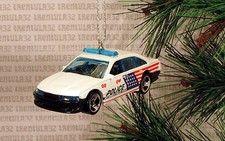AMERICAN FLAG POLICE CRUISER
