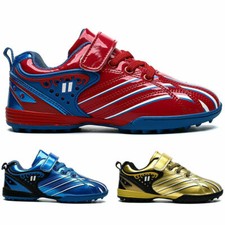 UNISEX Children Football boots Kids Soccer Shoes Cleats Firm Non Slip Training