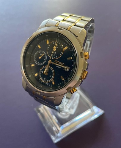 Seiko quartz chronograph - chronograph,