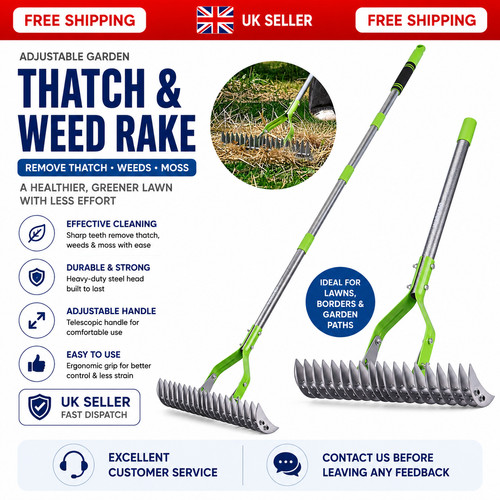 Workpro 178cm lawn - 178cm, thatch