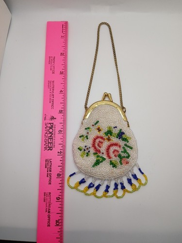 Vintage antique beaded flapper - vintage/antique,