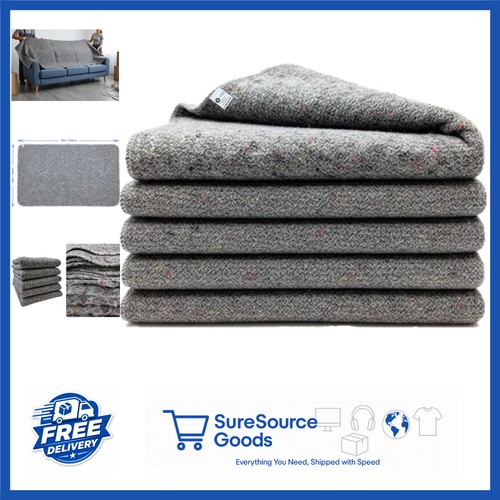 Grey fabric moving blankets - grey,