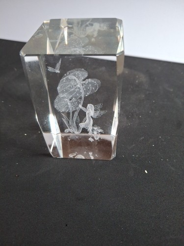 Laser etched crystal art - laser,