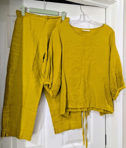 Bryn walker mustard gold - bryn, linen