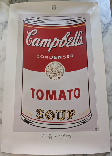 Andy warhol campbell soup - warhol, "campbell's