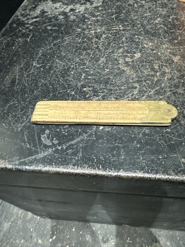 Vintage folding ruler made - vintage, of