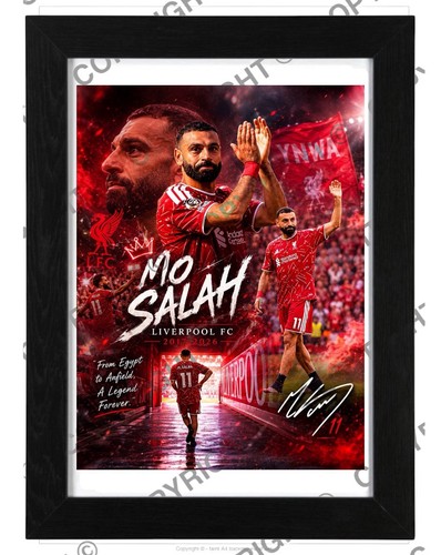 Salah signed autograph - mo,