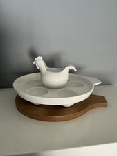 6 Egg Holder Cup With Bamboo