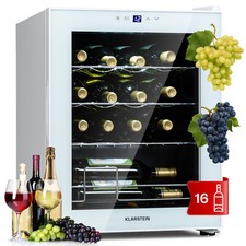 Wine Cooler Drinks Fridge Touch Bar Fridge Wine Cooler 1 Zone 16 Bottles White