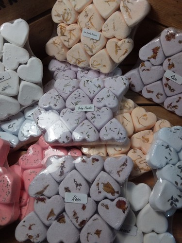 Heart bath bombs choice - heart, in