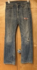 Levi’s 501 Mens Jeans Selvedge 30x32 Straight Leg 100% Cotton Red Line From 2005