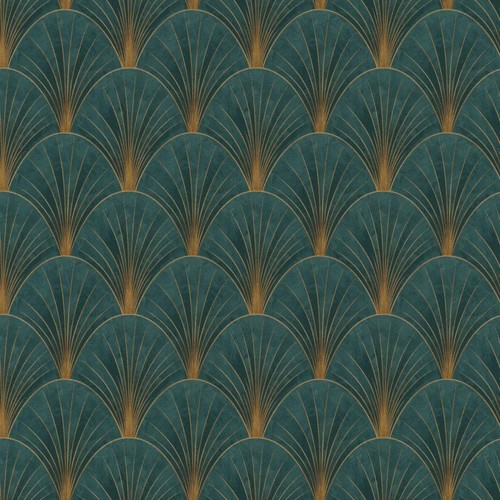 Erismann green art deco avant - green,