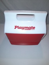 IGLOO PLAYMATE MINI COOL BOX ICE COOLER INSULATED LUNCH BOX DRINKS 3L RED