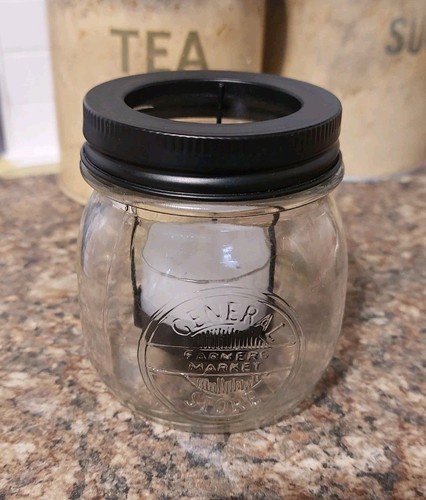 New kilner jar style candle