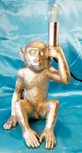 Next resin monkey table lamp - resin,