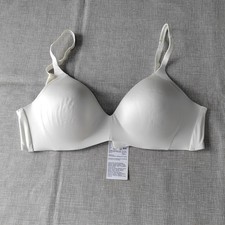 38B Triumph Body Make-up Soft Touch P EX Bra Women's Padded Wireless Vanille Bra