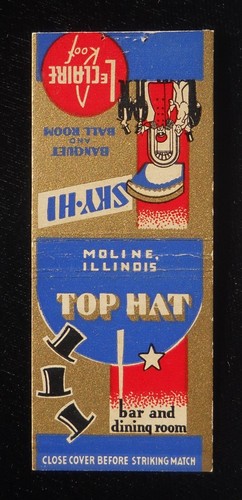 1940s top hat bar - top,