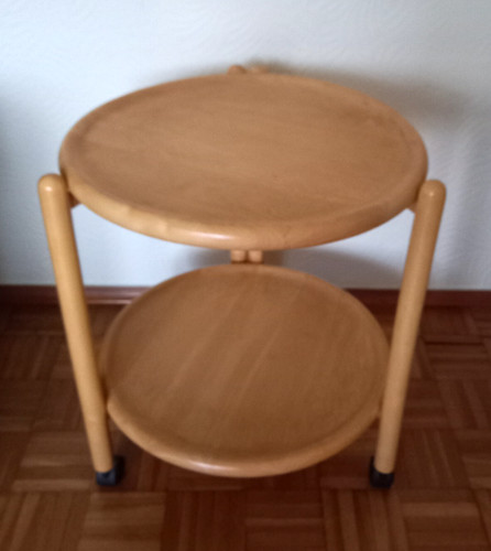 Vintage round side - vintage, table