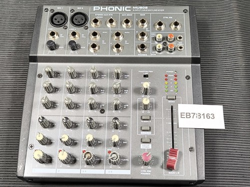 Phonic mu802 input mixer - phonic,
