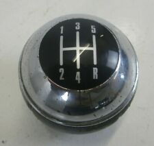 BMW MINI Chrome & Black Leather 5 Speed Gear Knob for R50 R52 Genuine Used 