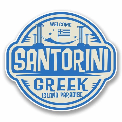 10cm santorini greece - x,