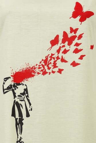 Banksy butterfly apocalypse - butterfly,