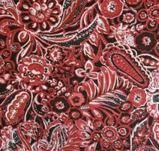 100% Viscose Rayon Paisley